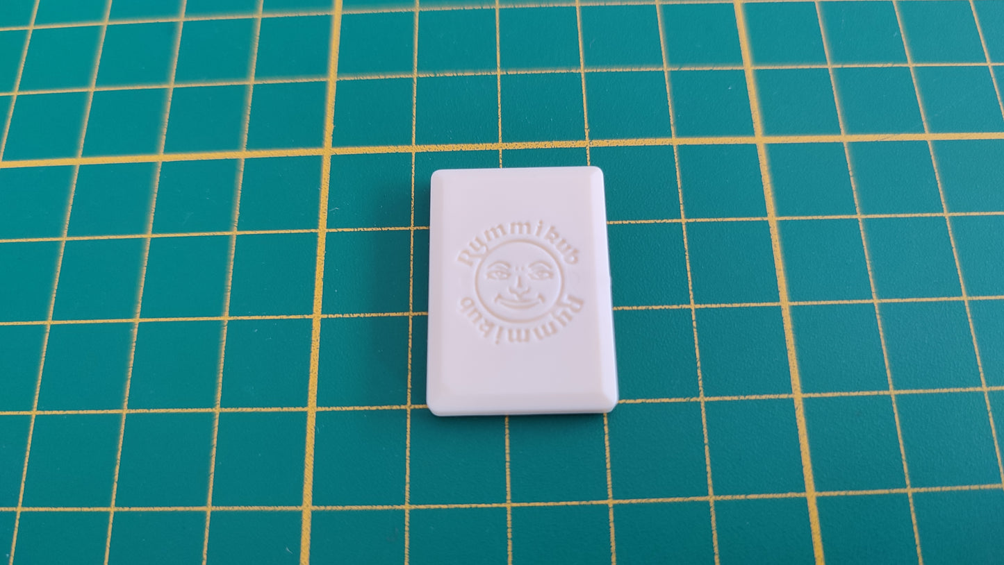 Tuile chiffre 10 dix orange pièce détachée jeu de société Rummikub Le rami des chiffres jeu de voyage Hasbro #C68