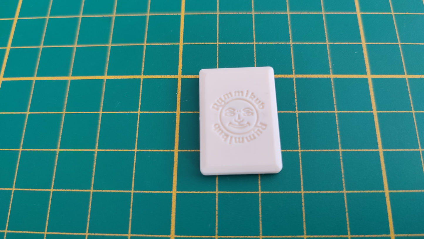 Tuile chiffre 13 treize bleu pièce détachée jeu de société Rummikub Le rami des chiffres jeu de voyage Hasbro #C68