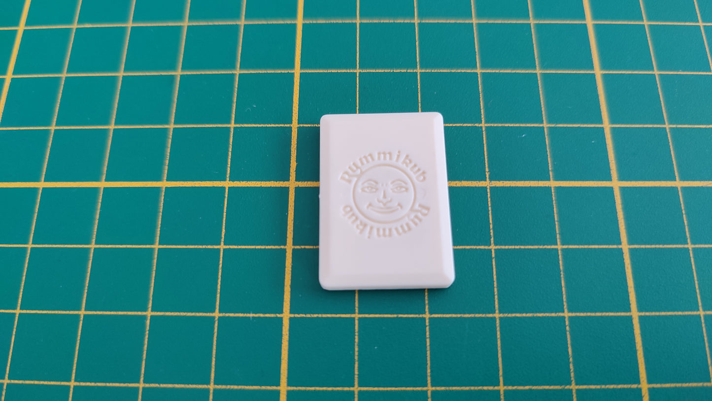 Tuile chiffre 1 un bleu pièce détachée jeu de société Rummikub Le rami des chiffres jeu de voyage Hasbro #C68