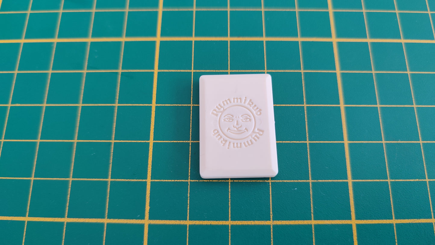 Tuile chiffre 3 trois noir pièce détachée jeu de société Rummikub Le rami des chiffres jeu de voyage Hasbro #C68