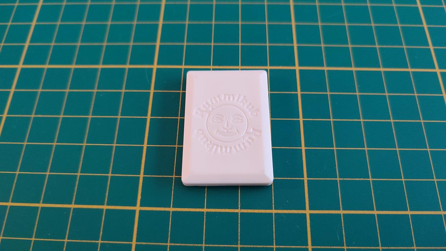 Tuile chiffre 3 trois orange pièce détachée L'original Rummikub chiffres M&M Ventures 2014 #C39