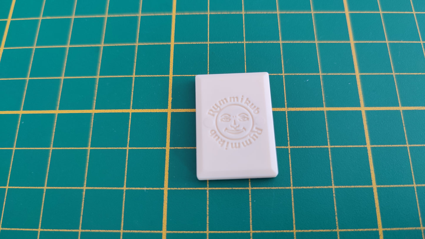 Tuile chiffre 5 cinq bleu pièce détachée jeu de société Rummikub Le rami des chiffres jeu de voyage Hasbro #C68