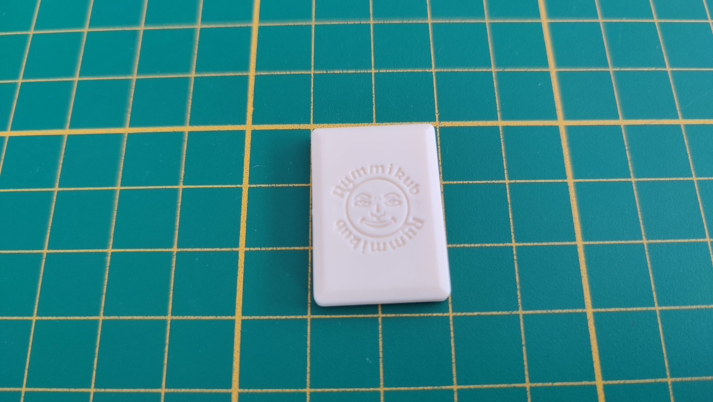 Tuile chiffre 5 cinq orange pièce détachée jeu de société Rummikub Le rami des chiffres jeu de voyage Hasbro #C68