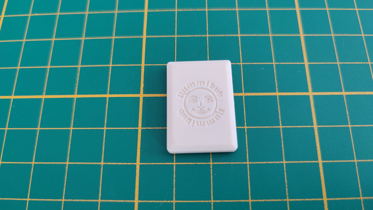 Tuile chiffre 6 six bleu pièce détachée jeu de société Rummikub Le rami des chiffres jeu de voyage Hasbro #C68