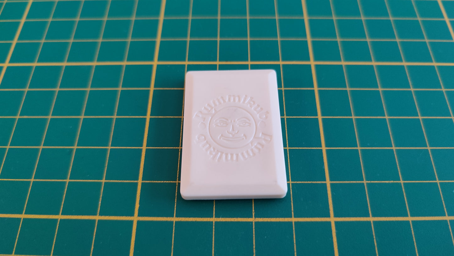 Tuile chiffre 6 six rouge pièce détachée L'original Rummikub chiffres M&M Ventures 2014 #E31