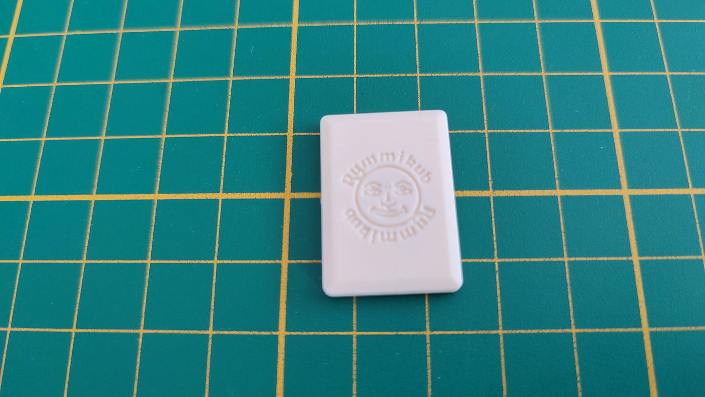 Tuile chiffre 7 sept bleu pièce détachée jeu de société Rummikub Le rami des chiffres jeu de voyage Hasbro #C68