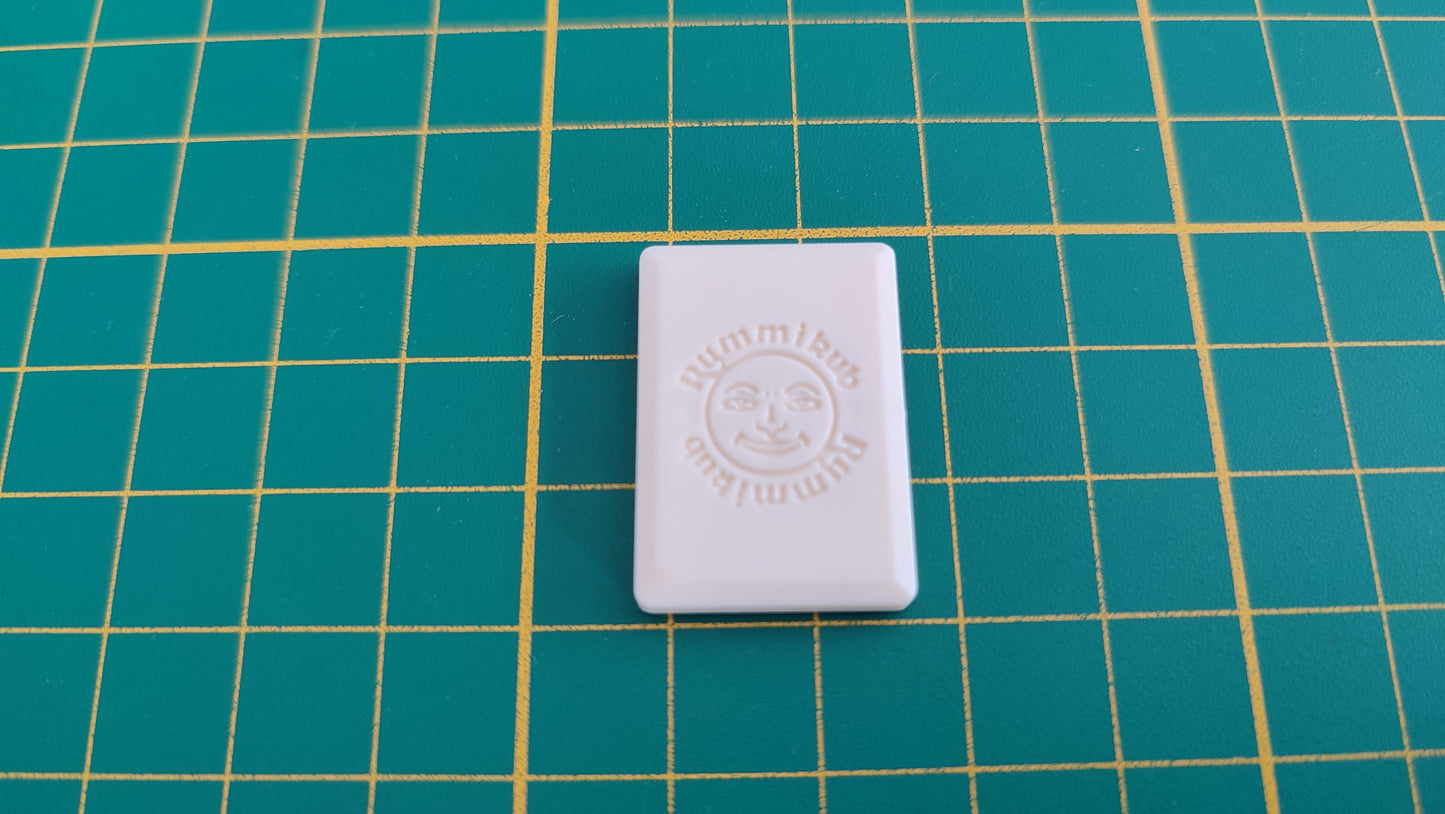 Tuile chiffre 7 sept orange pièce détachée jeu de société Rummikub Le rami des chiffres jeu de voyage Hasbro #C68