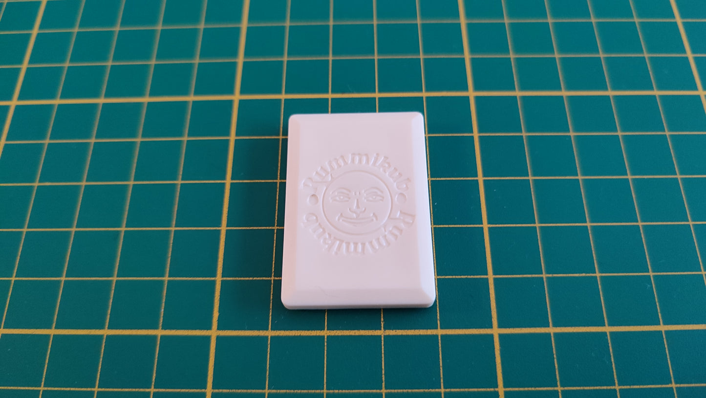 Tuile chiffre 8 huit bleu pièce détachée L'original Rummikub chiffres M&M Ventures 2014 #E31