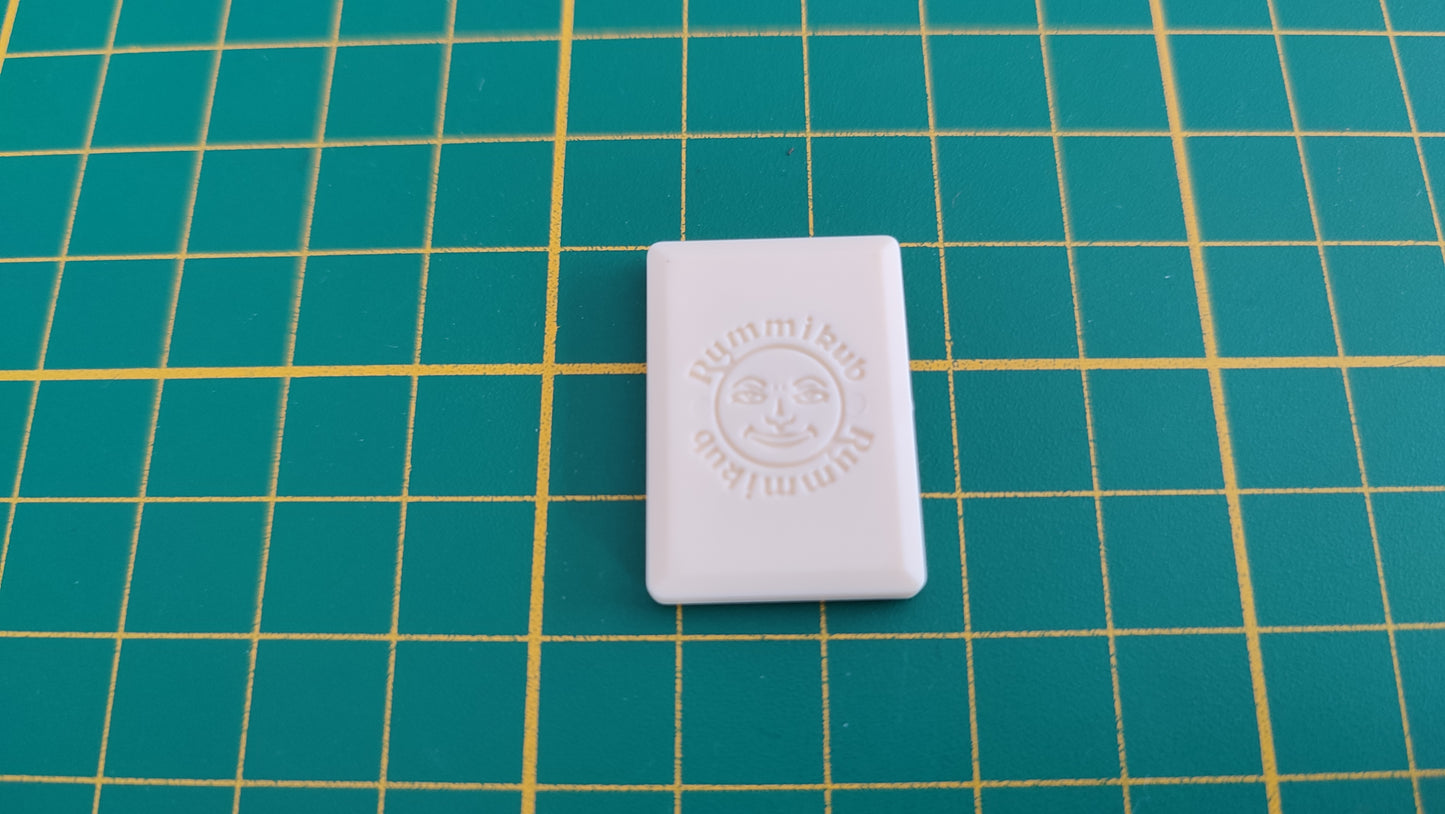 Tuile chiffre 8 huit bleu pièce détachée jeu de société Rummikub Le rami des chiffres jeu de voyage Hasbro #C68