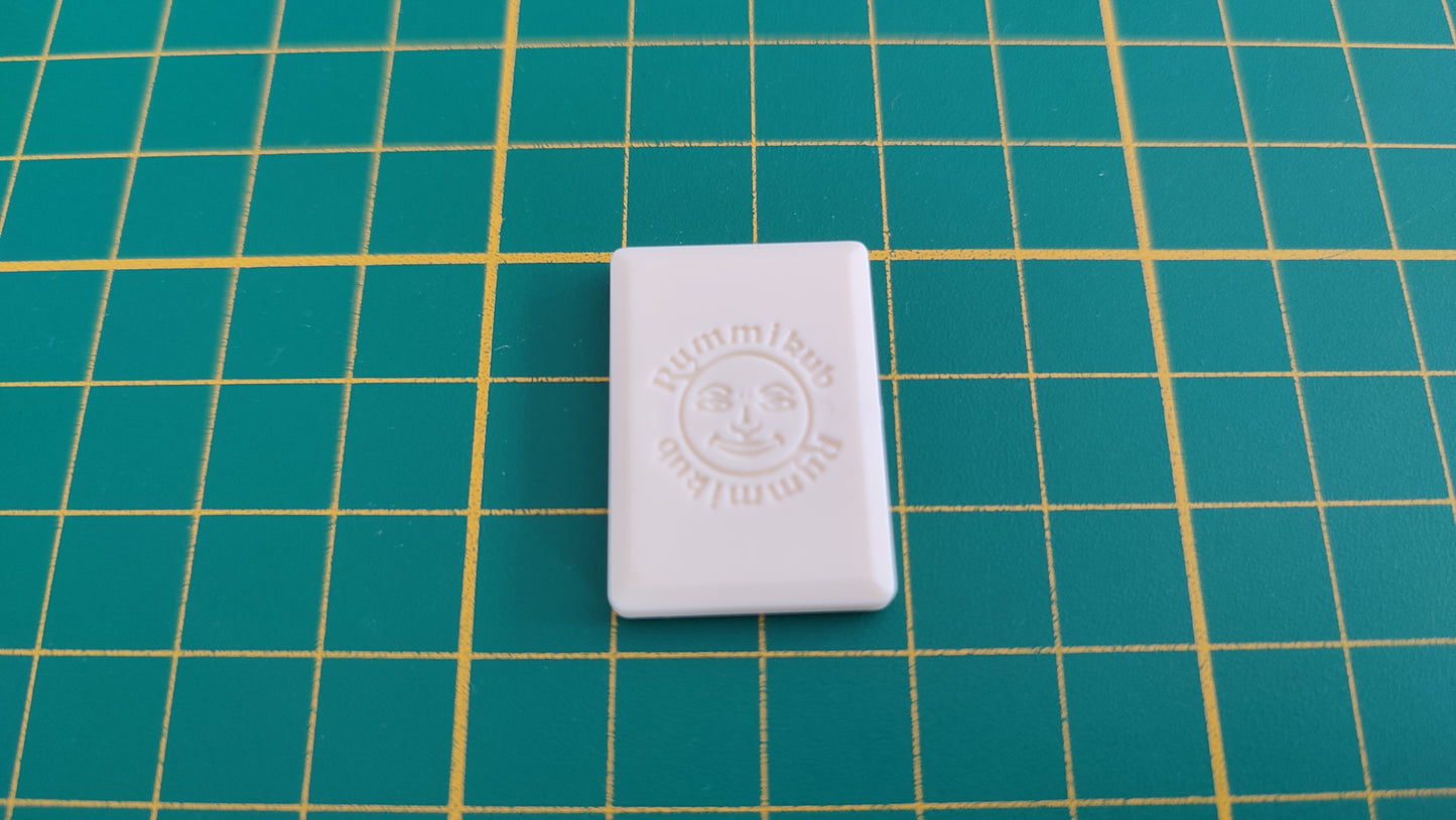 Tuile chiffre 8 huit orange pièce détachée jeu de société Rummikub Le rami des chiffres jeu de voyage Hasbro #C68