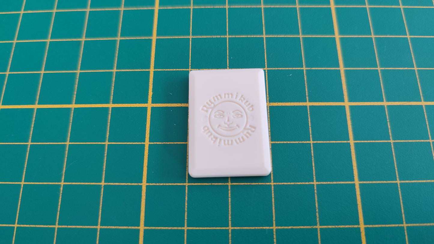 Tuile chiffre 9 neuf rouge pièce détachée jeu de société Rummikub Le rami des chiffres jeu de voyage Hasbro #C68