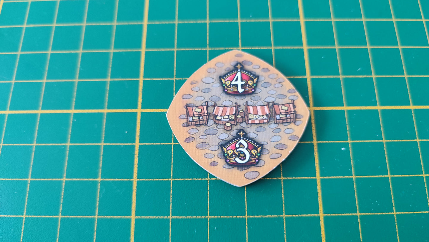 Tuile place n°5 Praga Caput Regni vladimir suchy Delicious Games pièce détachée jeu de société #E34