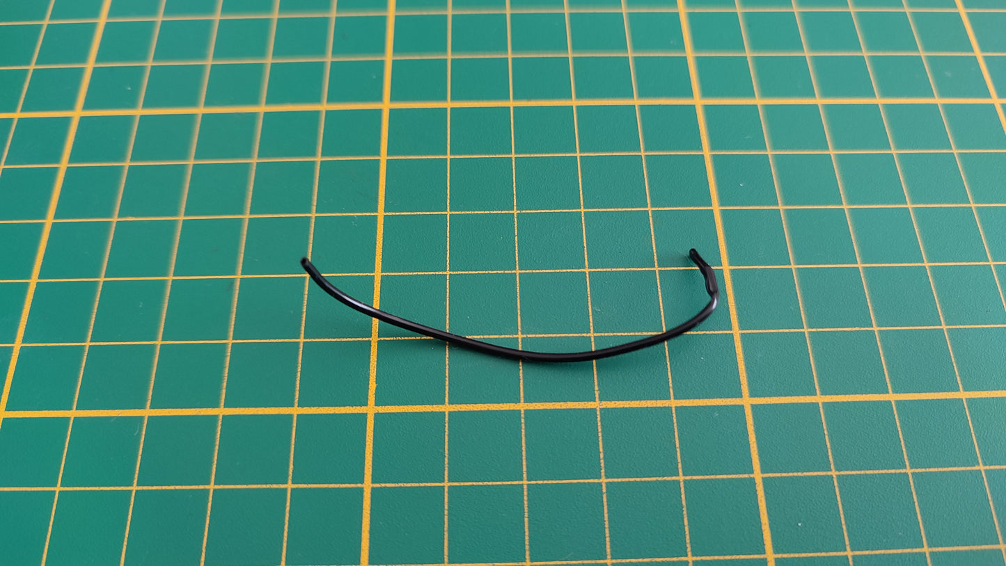 Tuyau de lave-glace 52J n°52 pièce détachée Renault R8 Gordini 1/8 1/8ème Eaglemoss Collections #A67