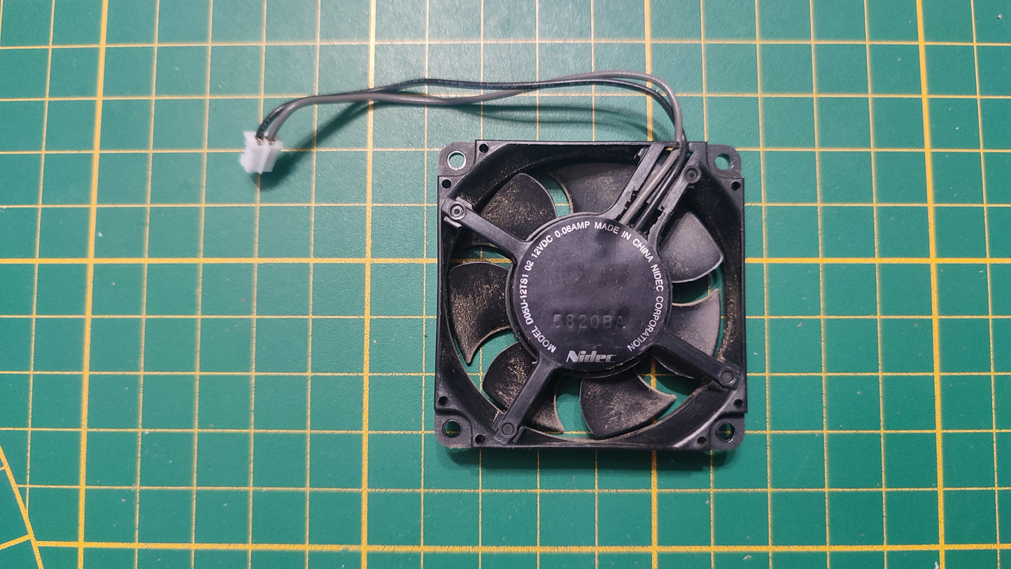 Ventilateur interne Nidec D05U-12TS1 pièce détachée console de jeux Nintendo Gamecube DOL-101 (EUR) #E68