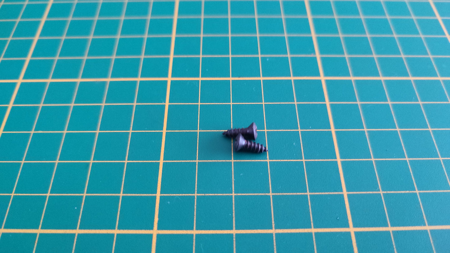 Visserie x2 pièce détachée miniature Bburago burago Jaguar SS100 1937 1/18 1/18e 1/18ème #C33