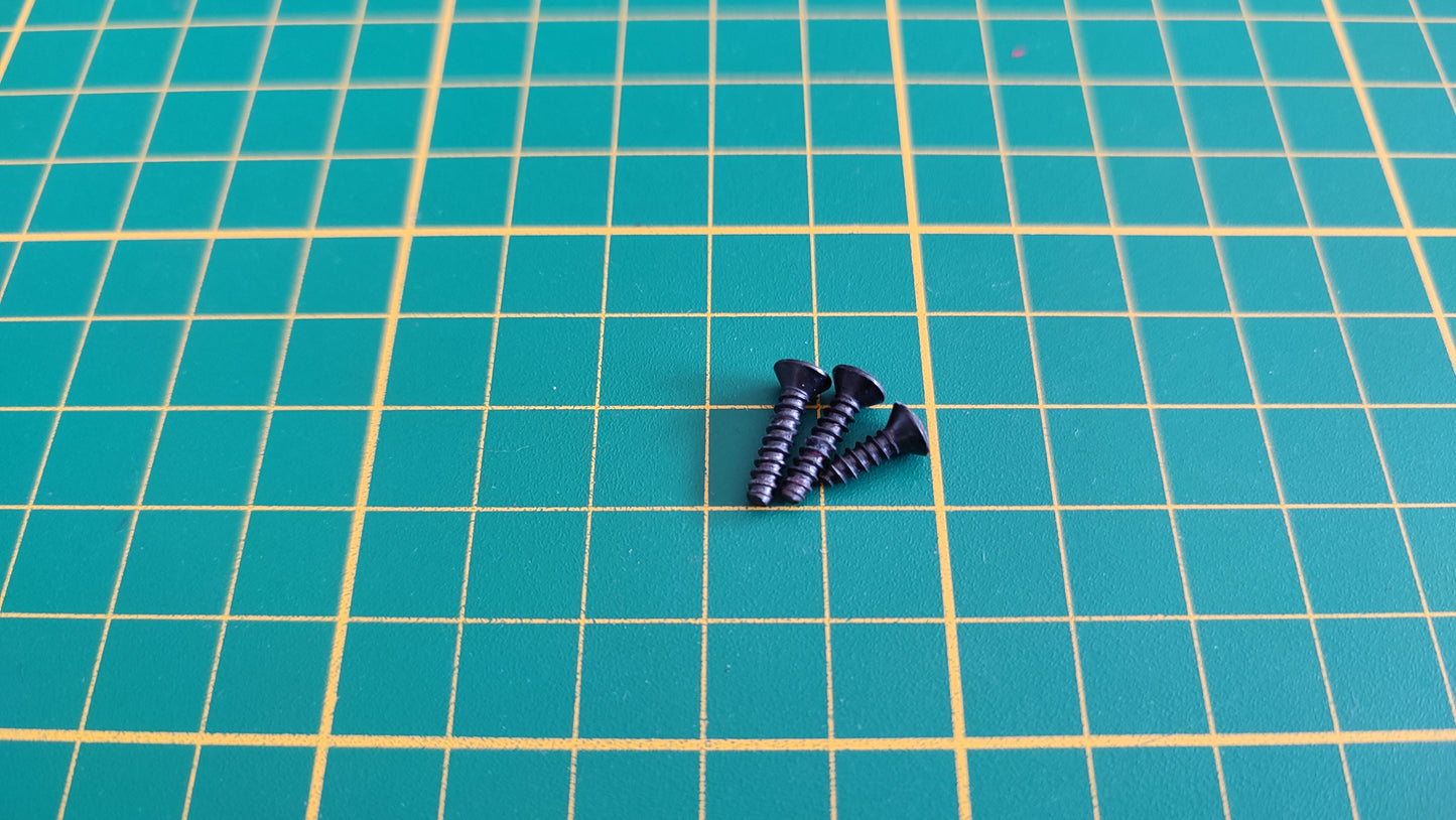 Visserie x3 pièce détachée miniature Burago Bburago Ferrari Gto 1984 1/18 1/18e 1/18ème #D03