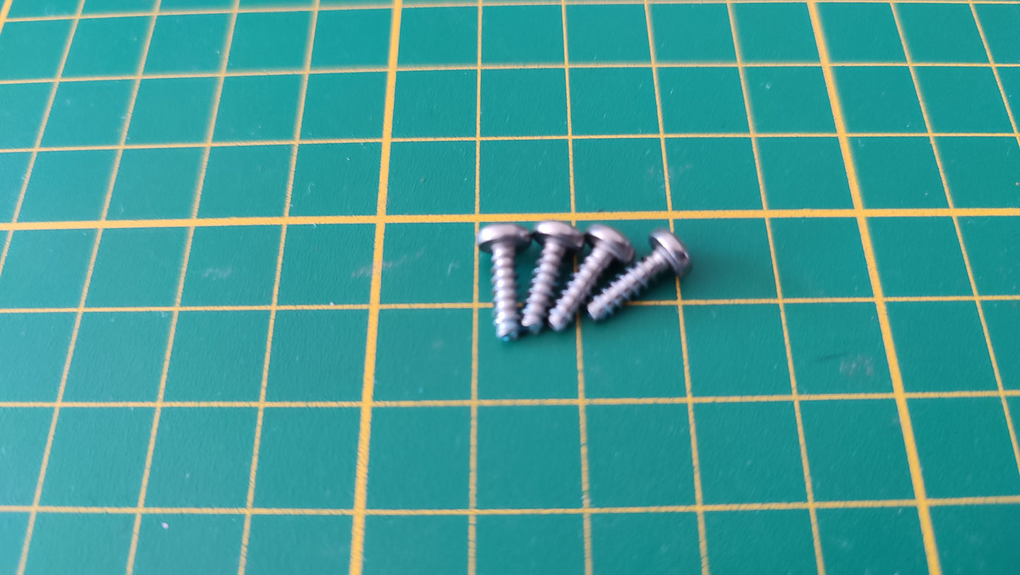 Visserie x4 pièce détachée Playmobil Set 5991 Porsche 911 Targa 4S #D44