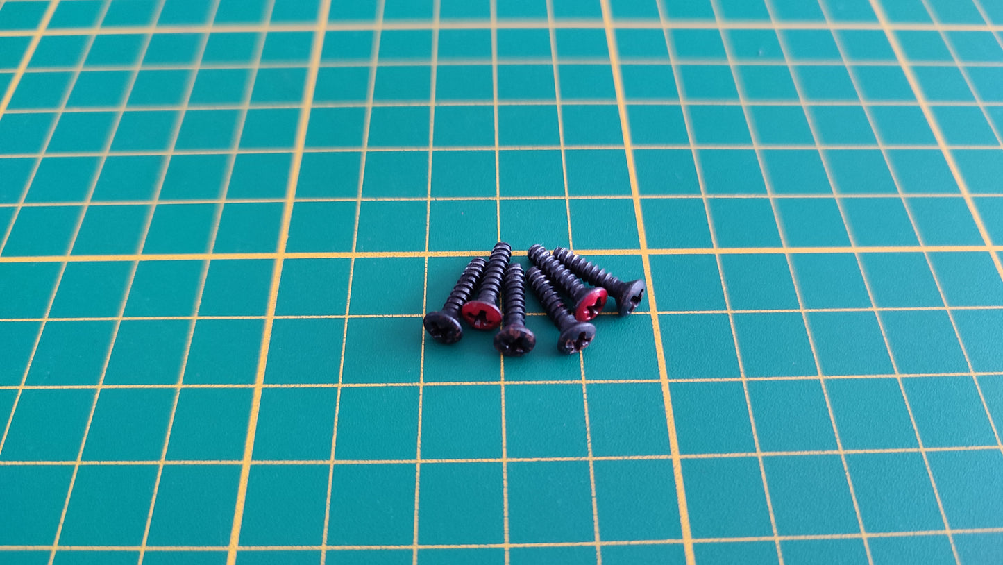 Visserie x6 pièce détachée miniature Bburago Burago Jaguar type E 1961 1/18 1/18e 1/18ème #C35