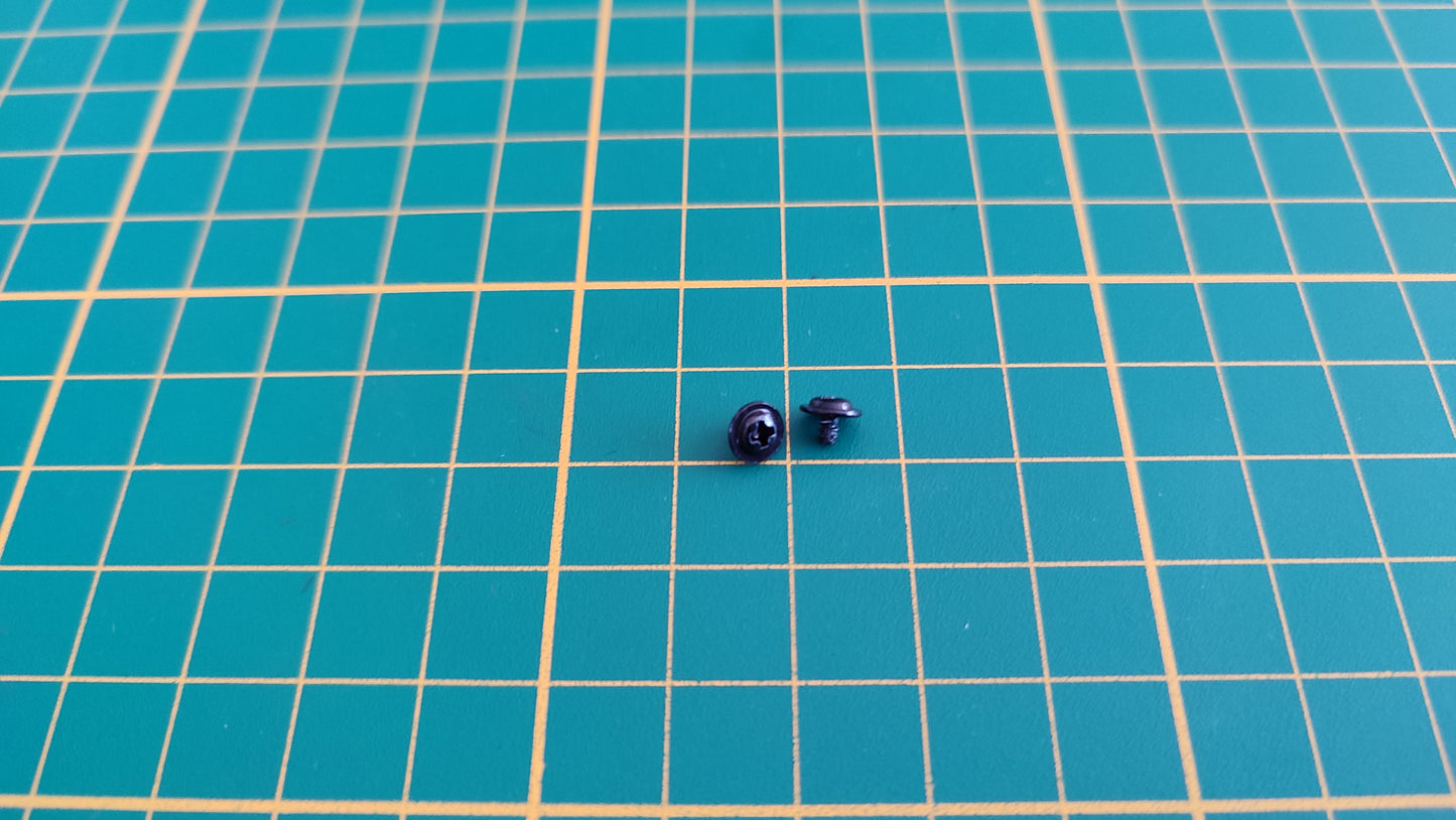 Vis x2 JP 2x2.5x5.5mm n°43 pièce détachée Renault R8 Gordini 1/8 1/8ème Eaglemoss Collections #A67