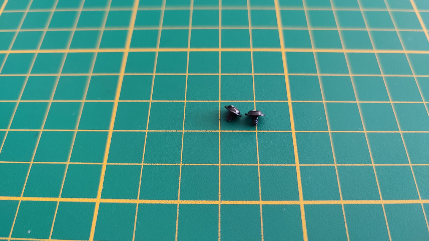 Vis x2 JP 2x2.5x5.5mm n°46 pièce détachée Renault R8 Gordini 1/8 1/8ème Eaglemoss Collections #A67