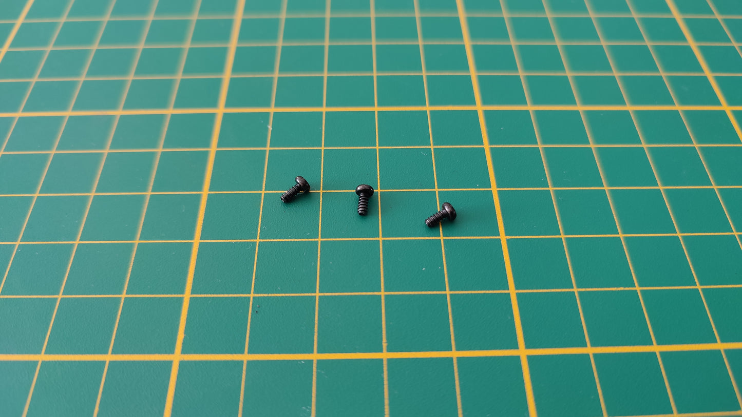 Vis x3 AP 1.7x4mm n°46 pièce détachée Porsche 911 Carrera RS 2.7 1/8 1/8ème Altaya #B37