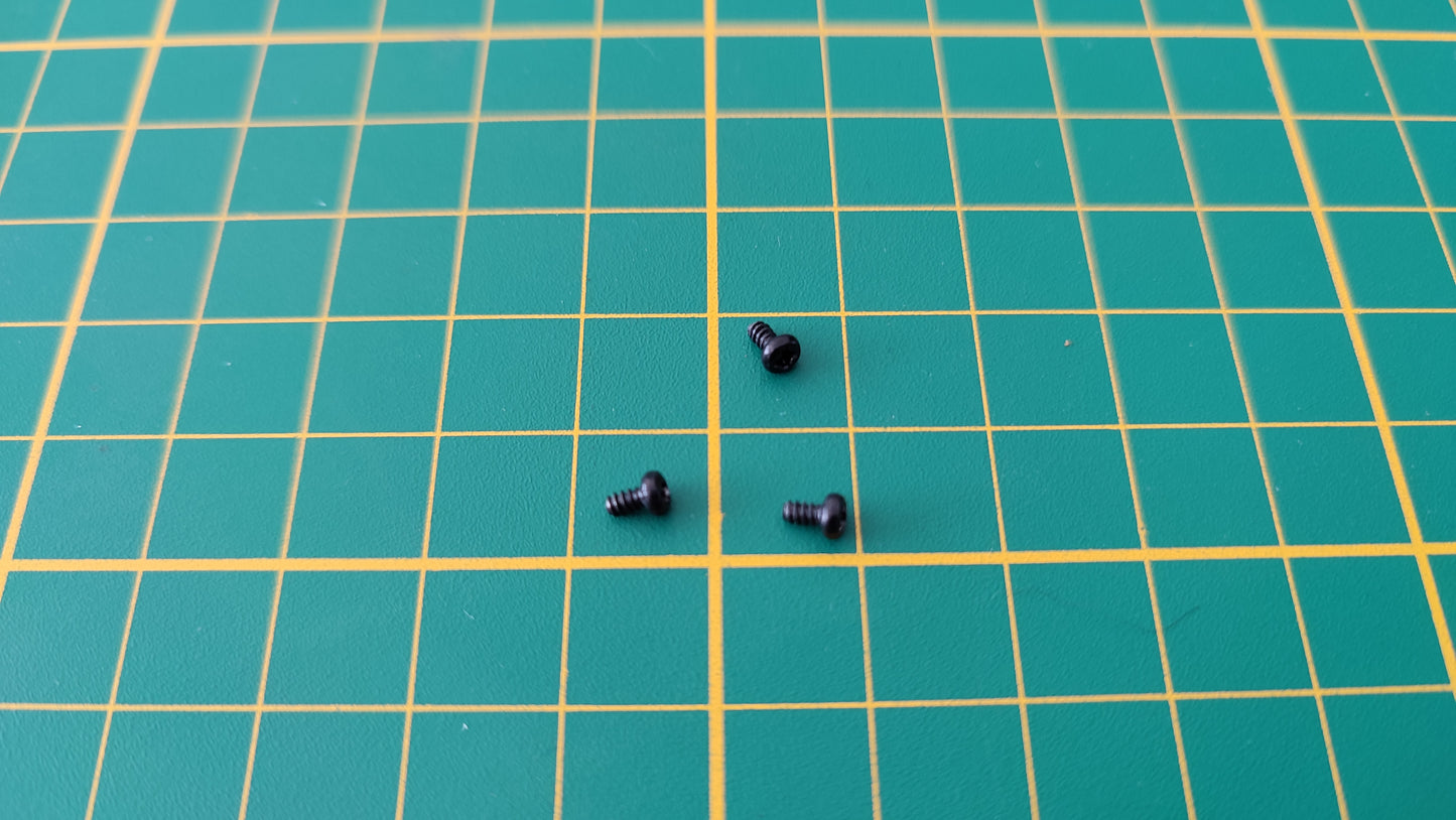 Vis x3 IP 1.7x3mm n°43 pièce détachée Porsche 911 Carrera RS 2.7 1/8 1/8ème Altaya #B37