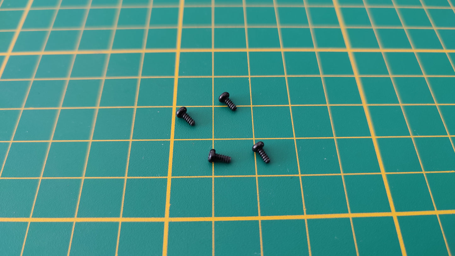 Vis x4 AP 1.7X4mm n°44 pièce détachée Porsche 911 Carrera RS 2.7 1/8 1/8ème Altaya #B37