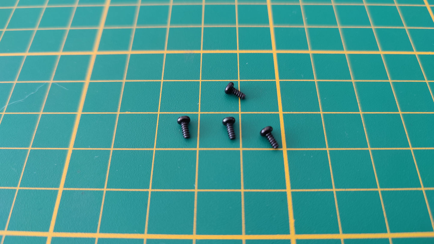 Vis x4 AP 1.7x4mm n°42 pièce détachée Porsche 911 Carrera RS 2.7 1/8 1/8ème Altaya #B37