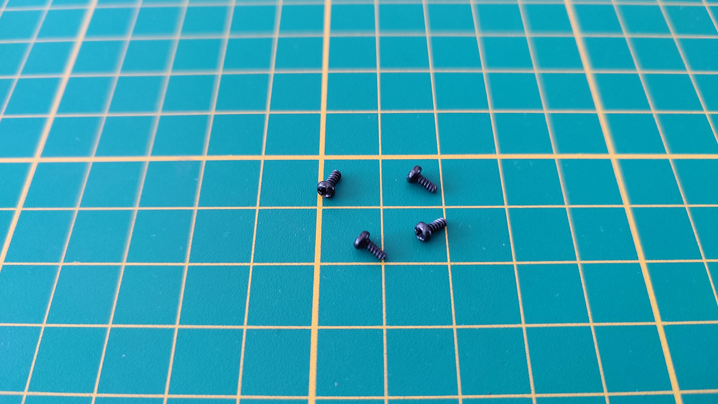 Vis x4 AP 1.7x4mm n°47 pièce détachée Porsche 911 Carrera RS 2.7 1/8 1/8ème Altaya #B37