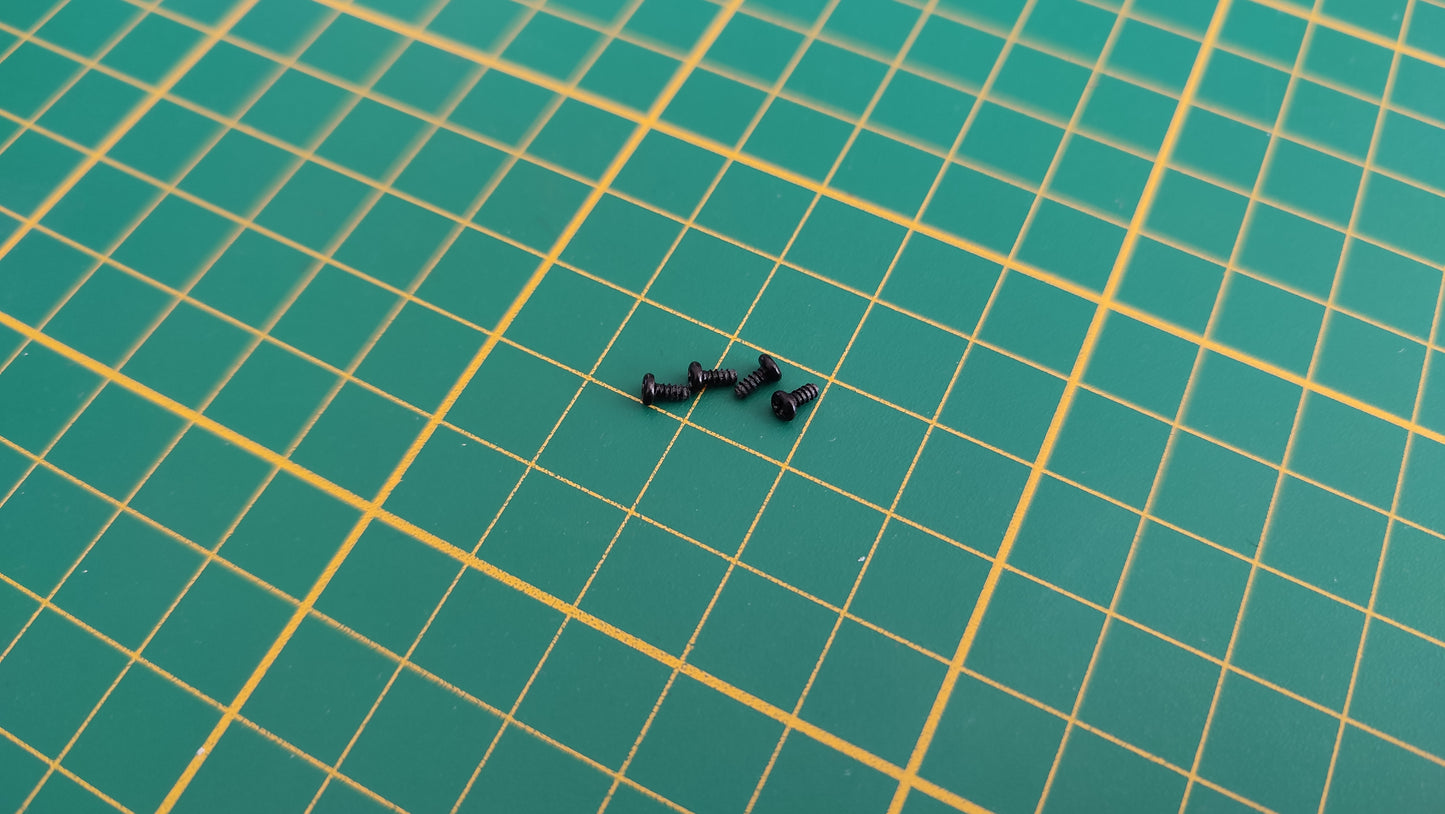 Vis x4 DP 1.5x3.5mm n°51 pièce détachée Renault R8 Gordini 1/8 1/8ème Eaglemoss Collections #A67