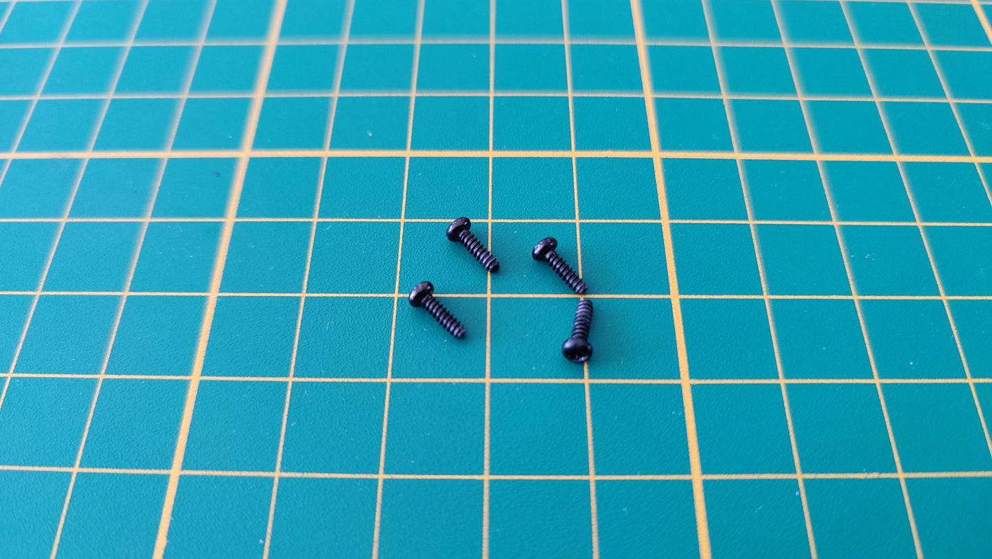 Vis x4 JP 1.7x6mm n°49 pièce détachée Porsche 911 Carrera RS 2.7 1/8 1/8ème Altaya #B37