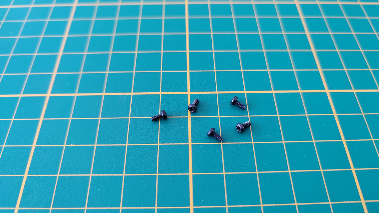 Vis x5 AP 1.7x4mm n°47 pièce détachée Porsche 911 Carrera RS 2.7 1/8 1/8ème Altaya #B37