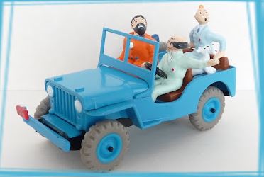 Voiture Tintin N°01 – Jeep Willys CJ2A – Objectif Lune – Atlas 1/43