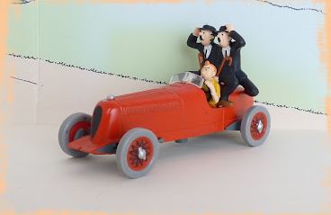 Voiture Tintin N°02 – Le bolide rouge – Tintin en Amérique – Atlas 1/43