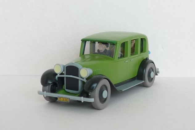 Voiture Tintin N°09 – Berline de Mitsuhirato – Le Lotus bleu – Atlas 1/43
