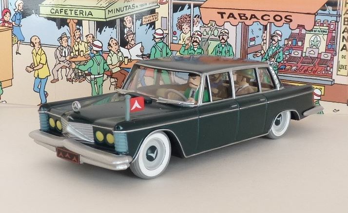 Voiture Tintin N°11 – Limousine gouvernementale – Atlas 1/43