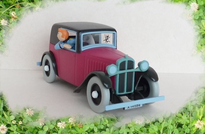 Voiture Tintin N°13 – Coupé Spider – L’Oreille cassée – Atlas 1/43