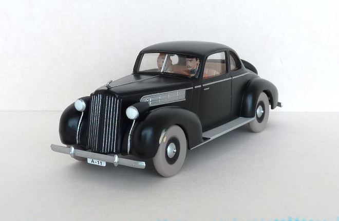 Voiture Tintin N°18 – Packard du roi Muskar – Sceptre d’Ottokar – Atlas 1/43