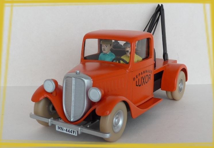 Voiture Tintin N°24 – Dépanneuse – Le Crabe aux pinces d’or – Atlas 1/43