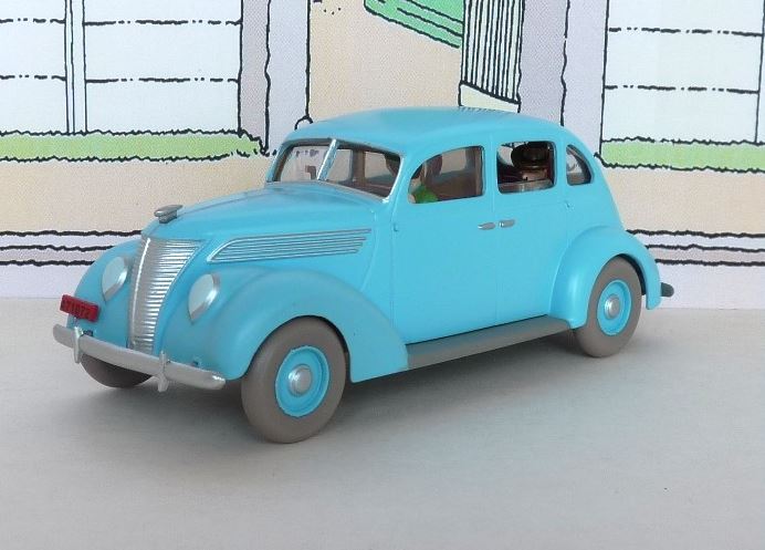 Voiture Tintin N°25 – Taxi bleu – Atlas 1/43