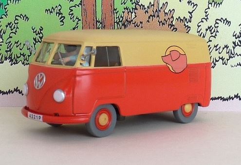 Voiture Tintin N°32 – Camionnette Volkswagen – Atlas 1/43