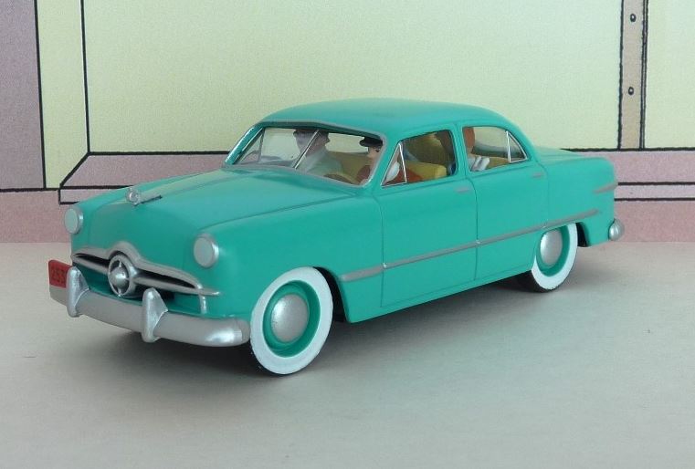 Voiture Tintin N°49 – Ford Custom – Objectif Lune – Atlas 1/43