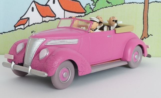 Voiture Tintin N°69 – Cabriolet des Dupondt – Atlas 1/43
