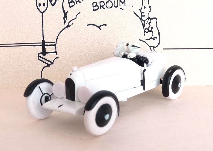 Voiture Tintin N°70 – Amilcar CGS – Tintin au pays des Soviets – Atlas 1/43