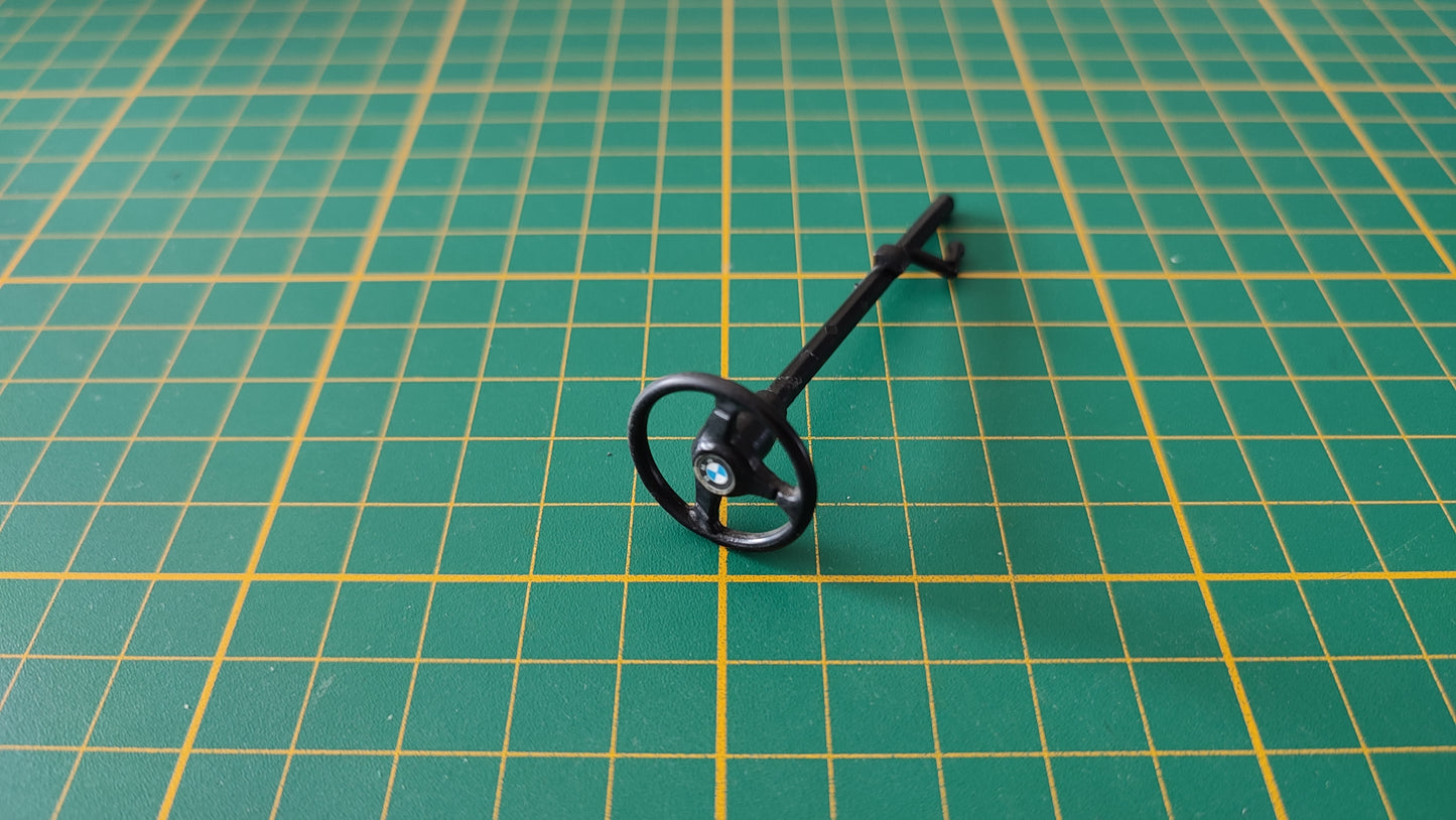 Volant pièce détachée miniature Maisto Bmw 850i 1/18 1/18e 1/18ème #C95