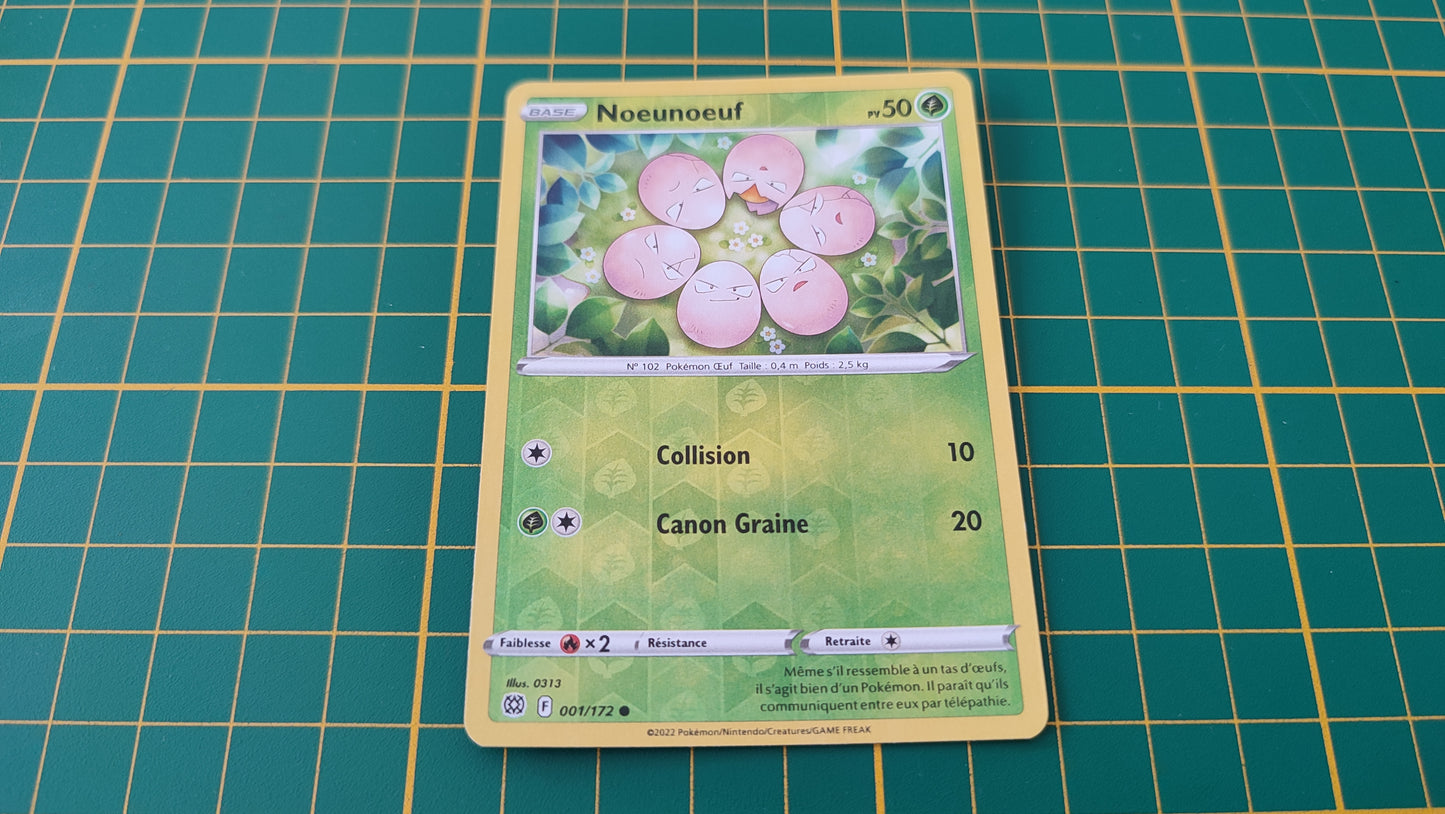 001/172 Carte Pokémon Noeunoeuf commune reverse Epée et Bouclier EB09 Stars Etincelantes #B10