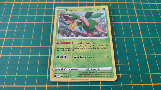 005/172 Carte Pokémon Tropius peu commune reverse Epée et Bouclier EB09 Stars Etincelantes #B10