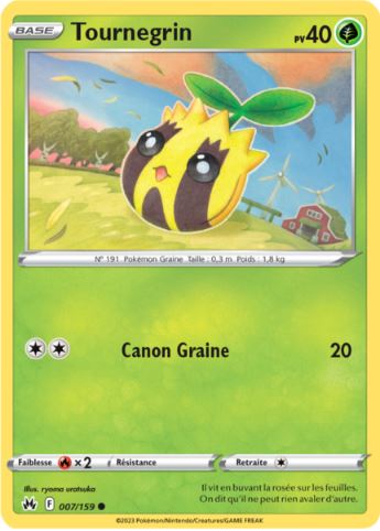 007/159 Carte Pokémon Tournegrin commune Epée et Bouclier EB12.5 Zénith Suprême