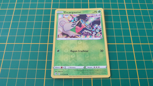 013/264 Carte Pokémon Escargaume commune reverse Epée et Bouclier EB08 Poing de Fusion #B10
