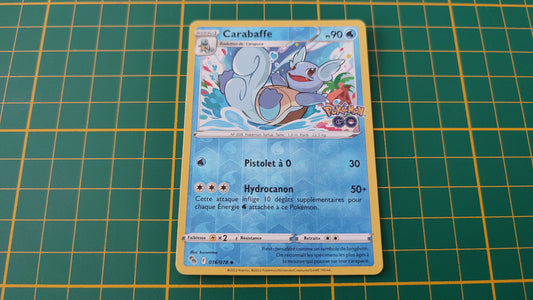 016/078 Carte Pokémon Carabaffe peu commune reverse Epée et Bouclier EB10.5 Pokémon Go #B10